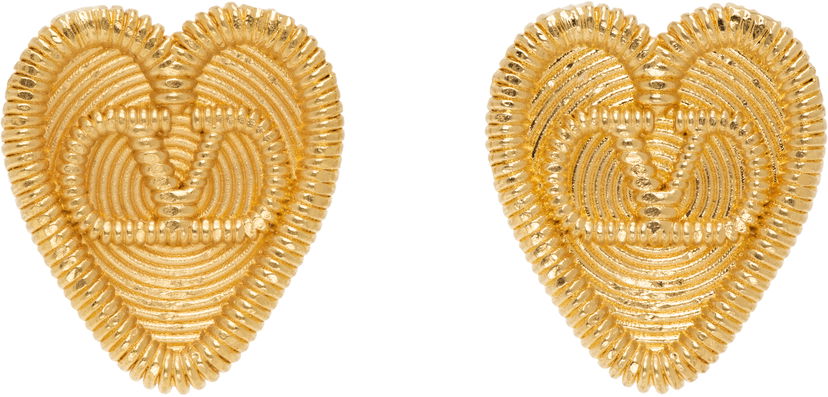 Korvakorut Valentino Valentino Garavani Fil Perdu Heart Gold Earrings Metallinen | 6W0J0Z54MET