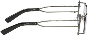 Aurinkolasit Feng Chen Wang Feng Chen Wang Bamboo Sunglasses Harmaa | SSE-WS01-002, 1