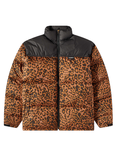 Puffer takki VETEMENTS Logo Puffer Jacket Leopard/Black Oranssi | UE54JA120L