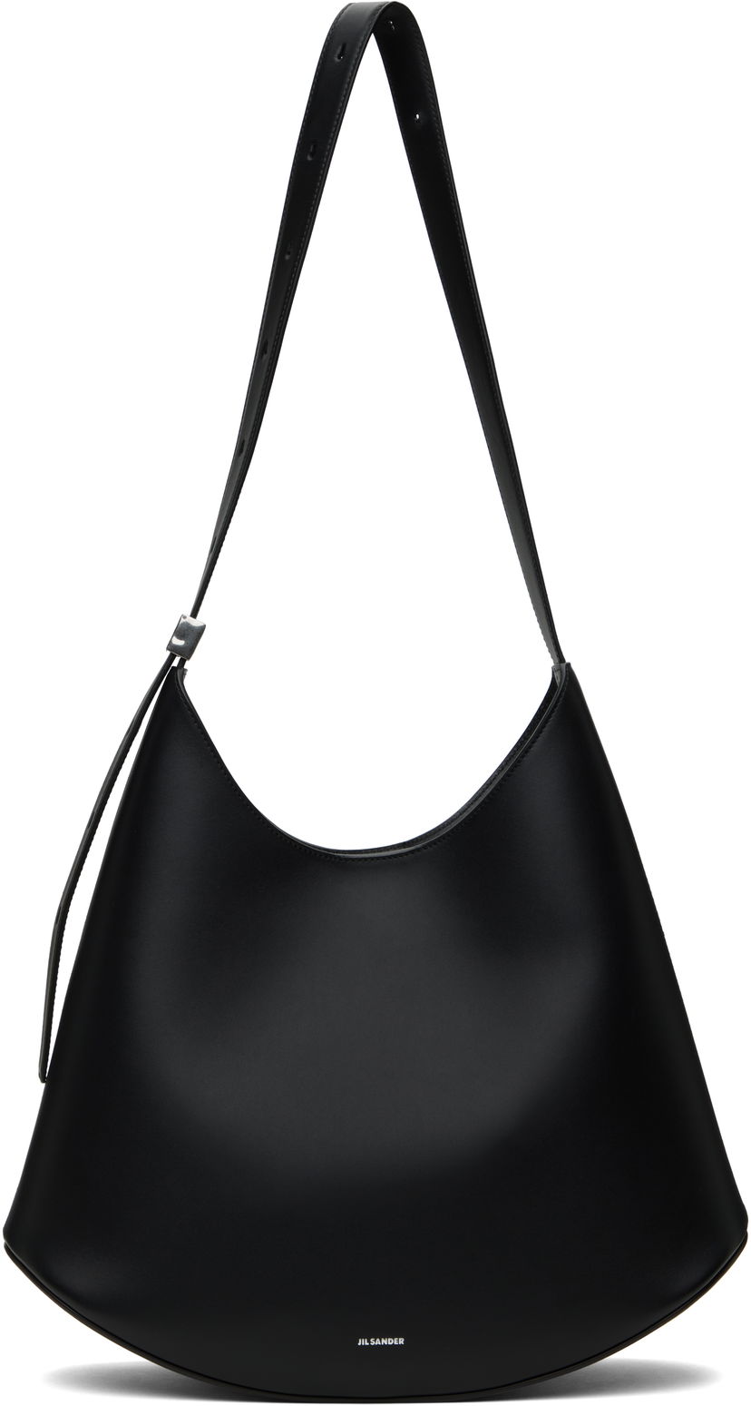 Olkalaukku Jil Sander Jil Sander Eldorado Medium Shoulder Bag Musta | J08ZH0061_P8354