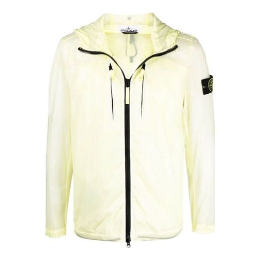 Tuulitakki Stone Island Packable Hooded Field Jacket Keltainen | 741543034-V0031