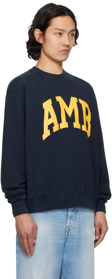 Huppari Ambush AMBUSH 'AMB' Graphic Sweatshirt Tummansininen | 12115332, 1
