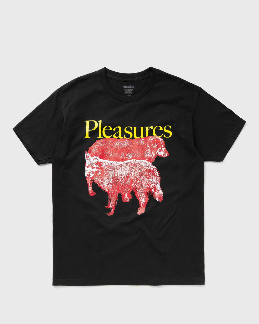 T-paita Pleasures WET DOGS T-SHIRT Musta | P24SP048-BLACK