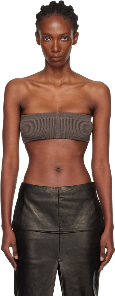 Crop top Rick Owens Rick Owens Concordians Slim Bandeau Top Harmaa | RO02E4673 KWVMH, 0