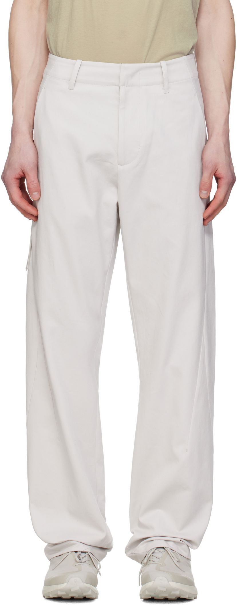 Cargo housut Post Archive Faction (PAF) PAF 8.0 Right Trousers Valkoinen | 8.0 BTR-LG