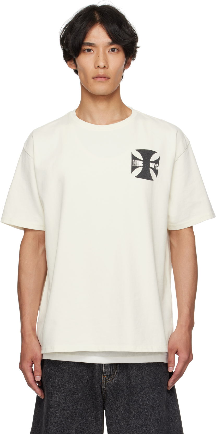 T-paita Rhude Rhude 'Rhude Boys' T-Shirt Valkoinen | RHPF25TT24012