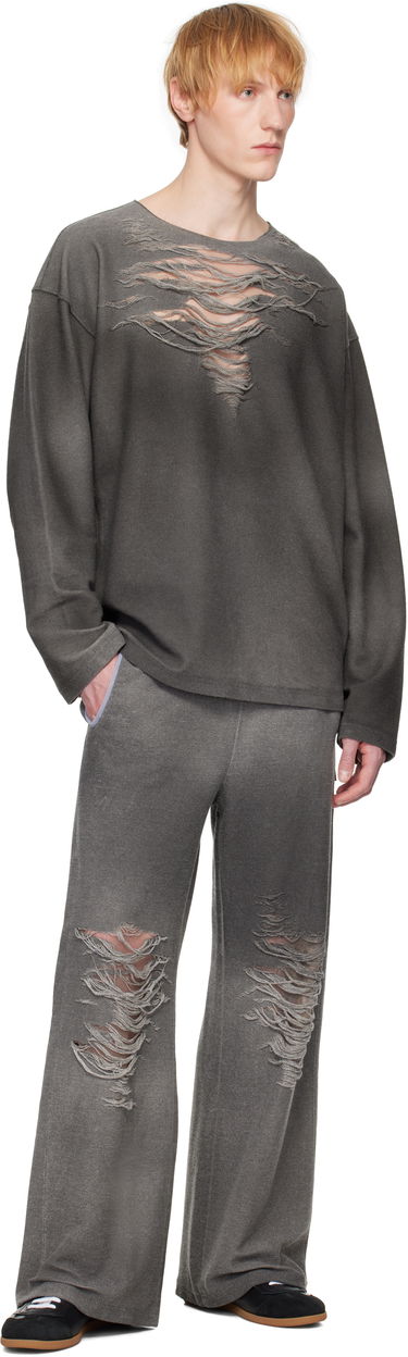 Verryttelyhousut Diesel P-Percy Distressed Sweatpants Harmaa | A18218-0PLAI-9AW, 3