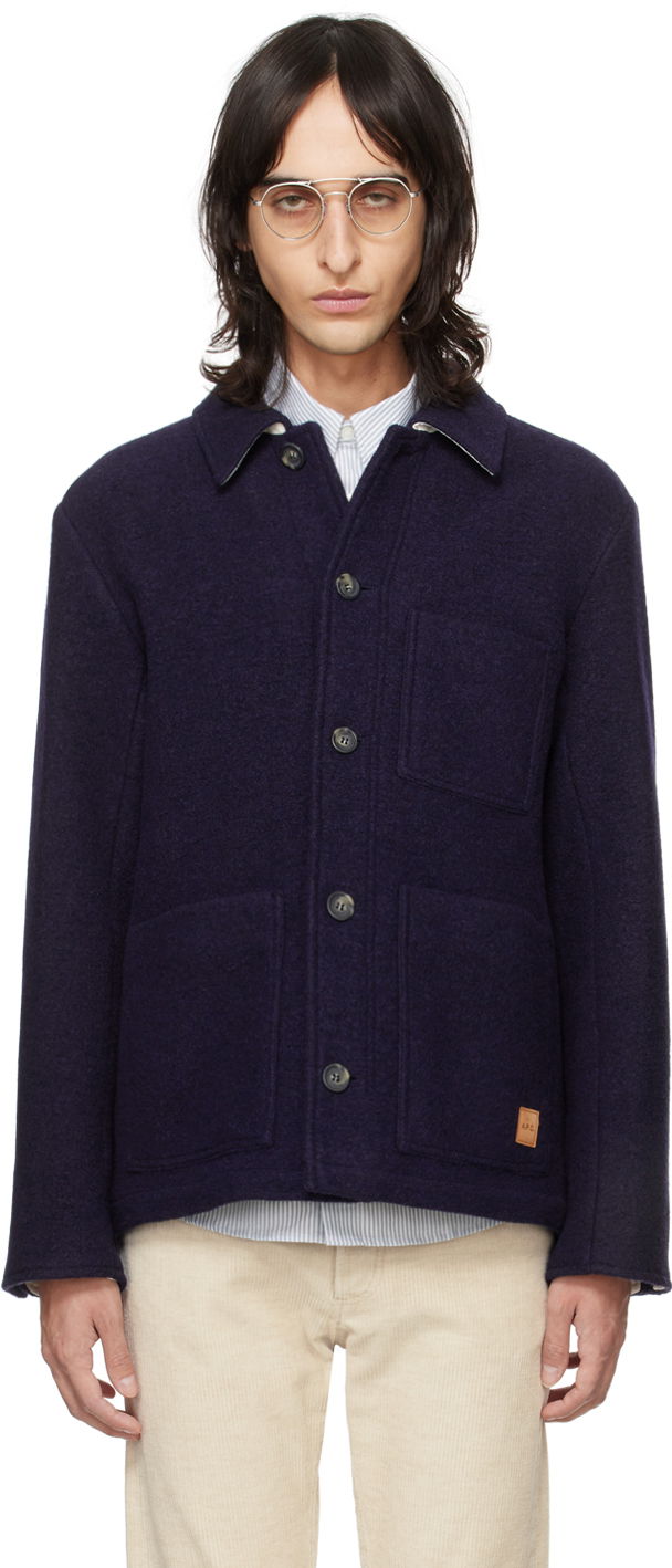 Takki A.P.C. Emile Jacket Tummansininen | WOAQJ-H02933, 0