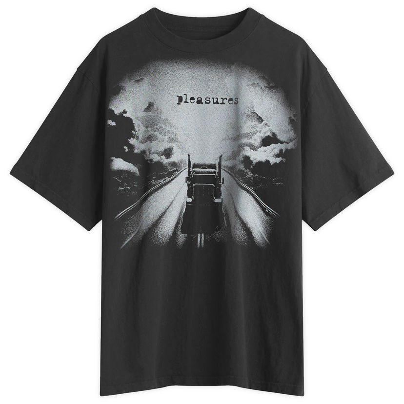 T-paita Pleasures Pleasures Truck Heavyweight Tee Musta | P25SP025-BLK