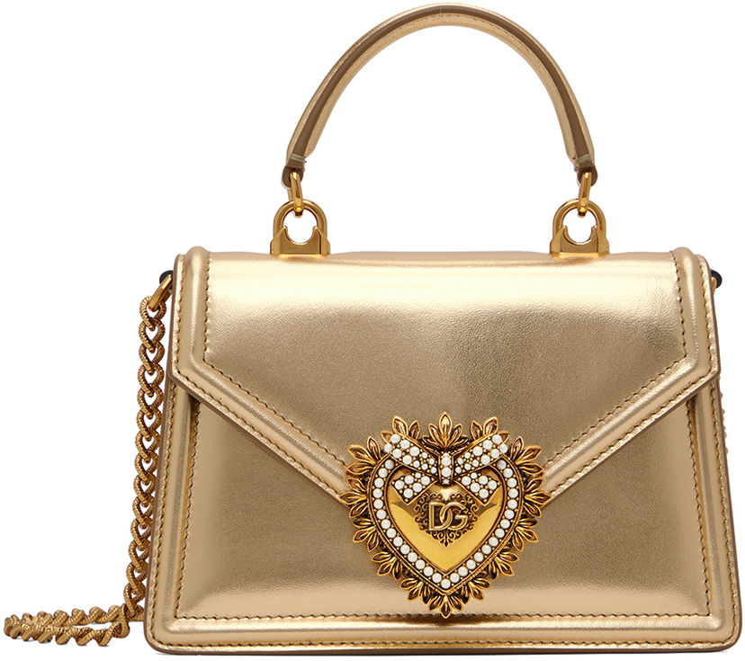 Käsilaukku Dolce & Gabbana Gold Small Devotion Bag Monivärinen | BB6711 A1016