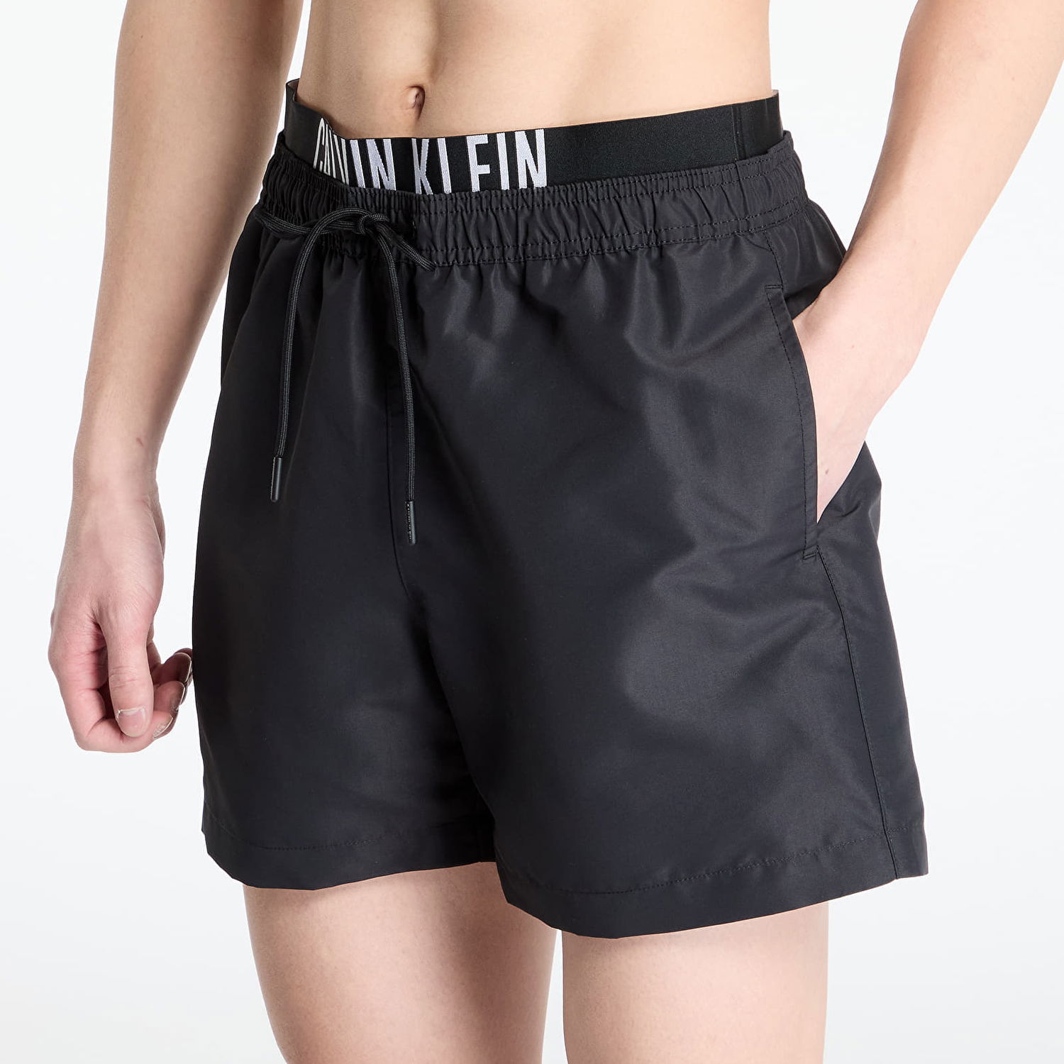 Uimapuvut CALVIN KLEIN Calvin Klein Jeans Medium Double Wb Boardshorts Musta | KM0KM01093 BEH, 1