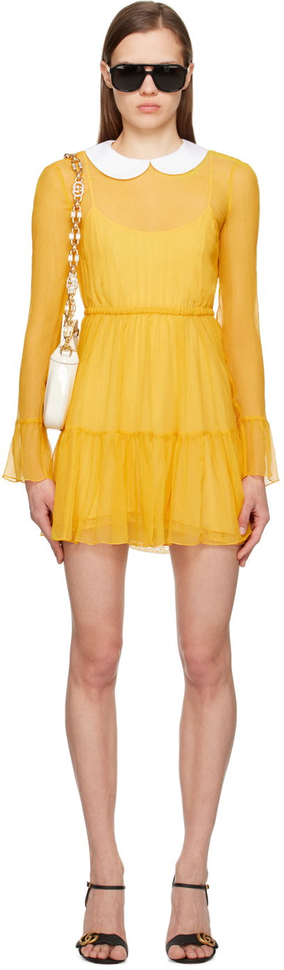 Mekko Gucci Ruffled Keltainen | 728125 ZAL3Y, 0