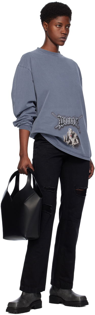 Jeans We11done Distressed Jeans Musta | WD-DP0-24-330-W-BK, 3