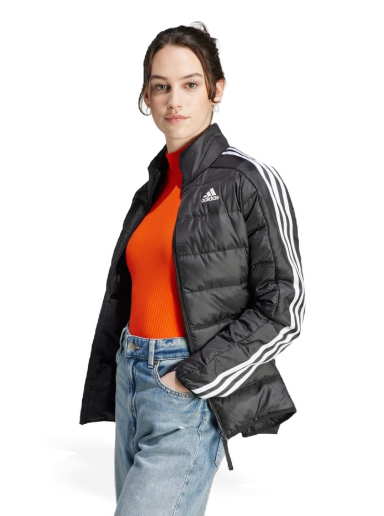 Puffer takki adidas Originals Essentials 3-Stripes Musta | HZ5726