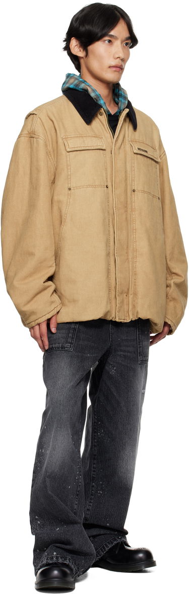 Takki We11done We11done Washed Work Jacket Beige | WD-JP2-25-070-U-BG, 3