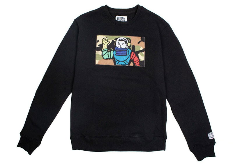 Villapaita BILLIONAIRE BOYS CLUB Billionaire Boys Club Astro Camo Crewneck Sweatshirt Musta | 8012311BLK