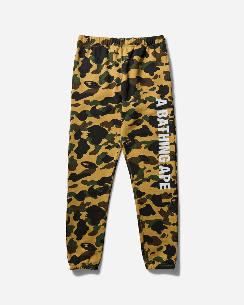Verryttelyhousut BAPE 1st Camo Slim Sweatpants Keltainen | 1F80152001 002