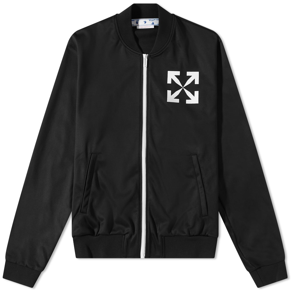Tuulitakki Off-White Single Arrow Slim Tracktop Musta | OMBD037C99FAB0021001, 0