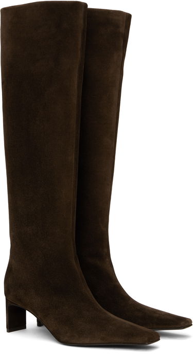 Tennarit ja kengät Khaite Khaite Ona Suede Knee-High Boots Ruskea | F1099-726, 3