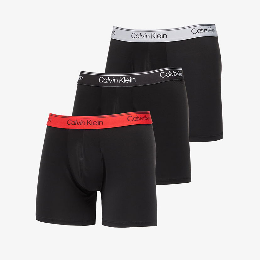 Nyrkkeilijät CALVIN KLEIN Boxer Brief 3-Pack Black Musta | LV00NB4410 0AZ