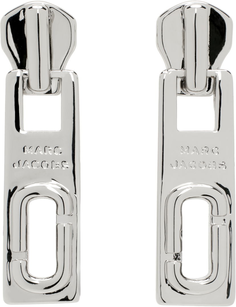 Korvakorut Marc Jacobs Marc Jacobs J Marc Zipper Earrings Metallinen | 2R4JER001J15