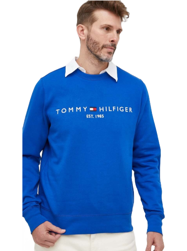Huppari Tommy Hilfiger Logo Sweatshirt Sininen | MW0MW11596