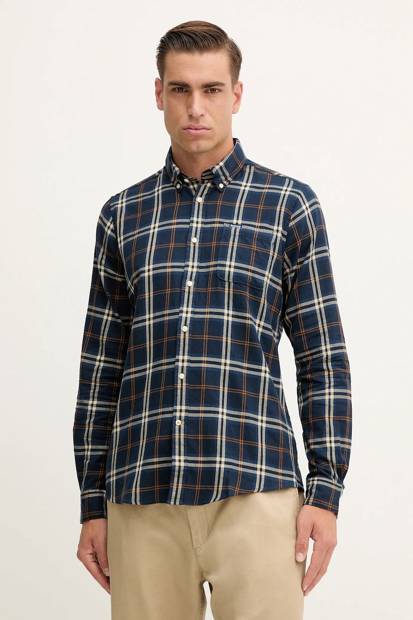 Paita Barbour Barbour CROSSFELL Regular Fit Button-Down Shirt Sininen | MSH4995