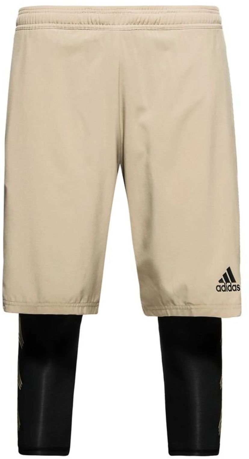 Shortsit adidas Originals Player Shorts with Tights Beige | ce0588