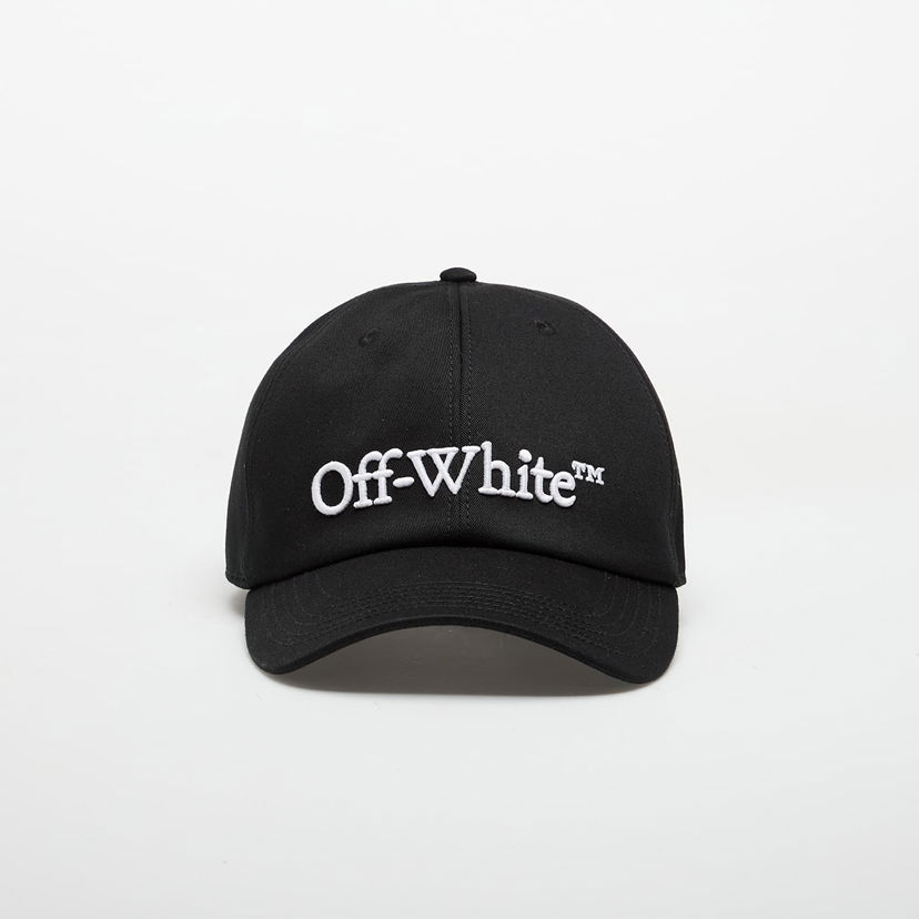 Korkki Off-White Off-White Bookish Baseball Cap Musta | OMLA04AC99FAB0011001