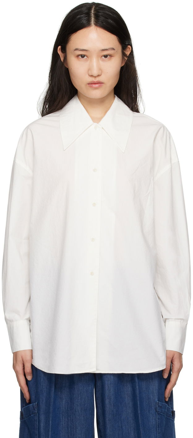 Paita YMC YMC Lena Shirt Valkoinen | Q2WAK