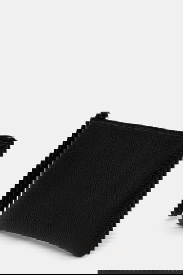 Lompakko Common Projects Pebbled Leather Small Flat Pouch Musta | 9187.7001, 1