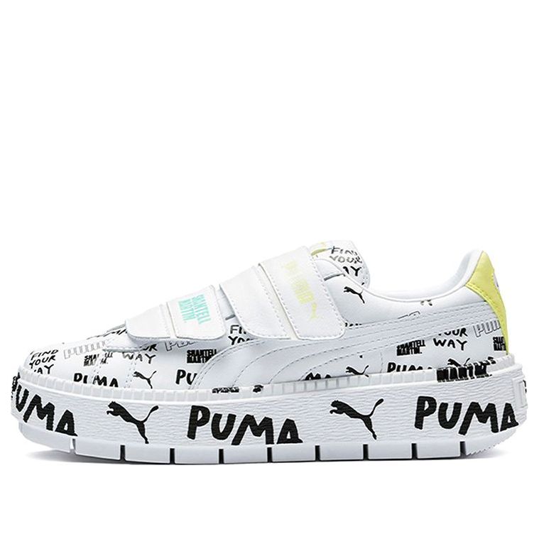 Tennarit ja kengät Puma Shantell Martin x Platform Trace Strap Valkoinen | 366533-01