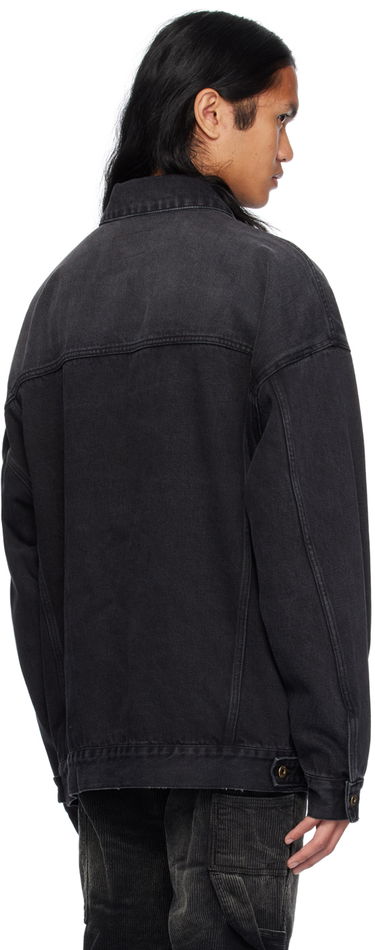 Takki We11done Oversized Denim Jacket Musta | WD-DJ2-24-353-U-BK, 2