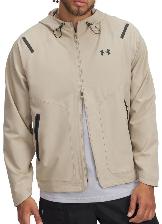 Takki Under Armour Under Armour Unstoppable Hooded Jacket Beige | 1389354-299