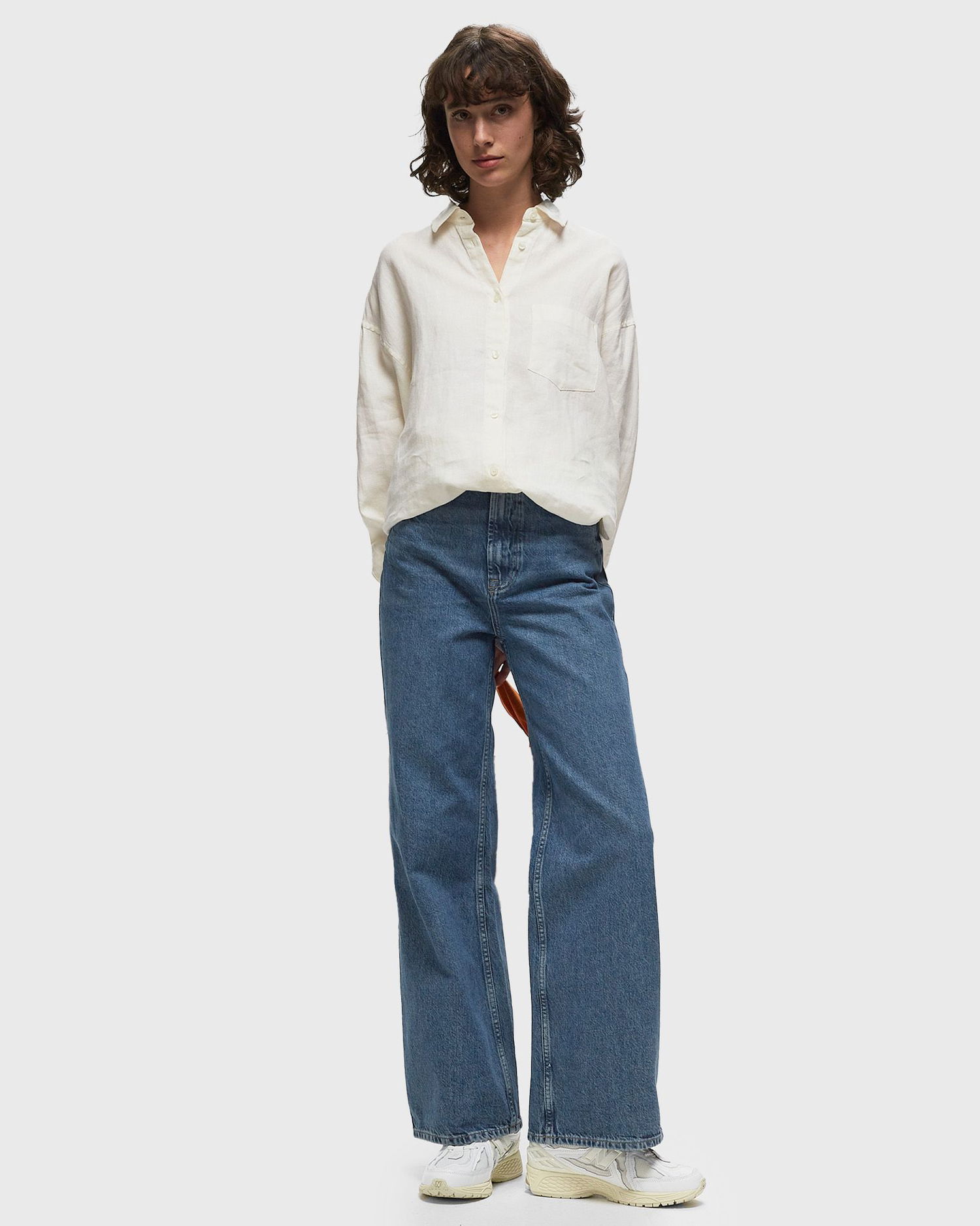 Jeans Samsoe Samsoe Samsøe & Samsøe REBECCA Wide Leg Jeans S Sininen | F23400104-BLUE-MOON, 1