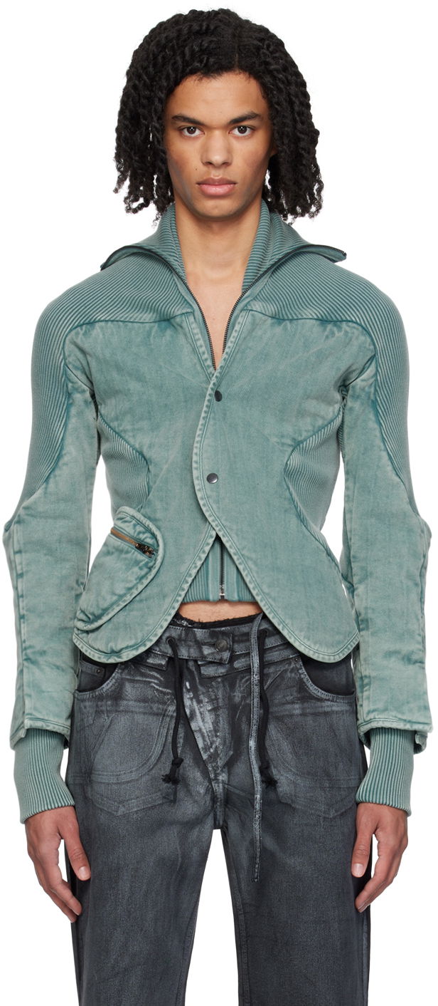 Takki Ottolinger Ottolinger Silhouette Denim Jacket Vihreä | 2100301