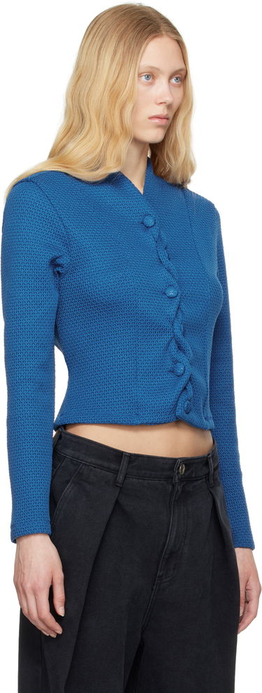 Villapaita ADER ERROR ADER error 62 Cropped Cardigan Sininen | BO01SSKT0702BL, 4