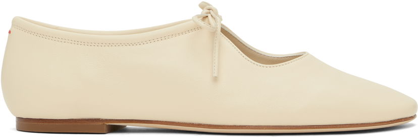Mekko Aeyde Aeyde Della Ballerina Flats Beige | A11-FL-MNLR08FL149-SS25-100-007