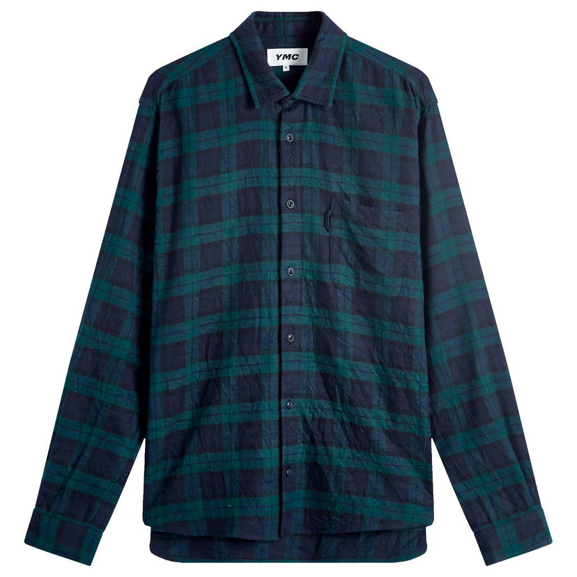 Paita YMC Curtis Check Shirt Vihreä | P2XMI-40