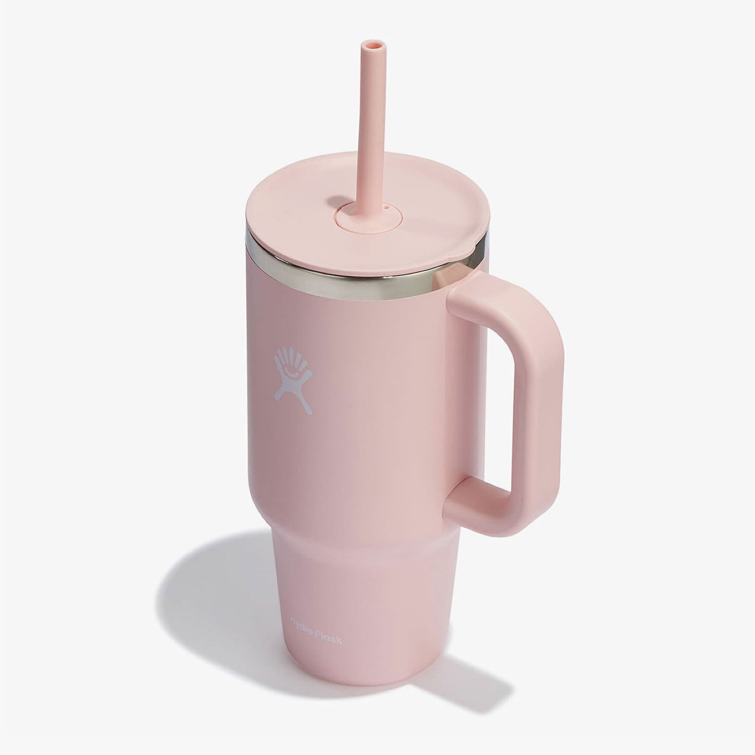 Juomapullo Hydro Flask 946ml Travel Tumbler with Handle and Straw Trillium Universal Vaaleanpunainen | TT32PSC678, 1