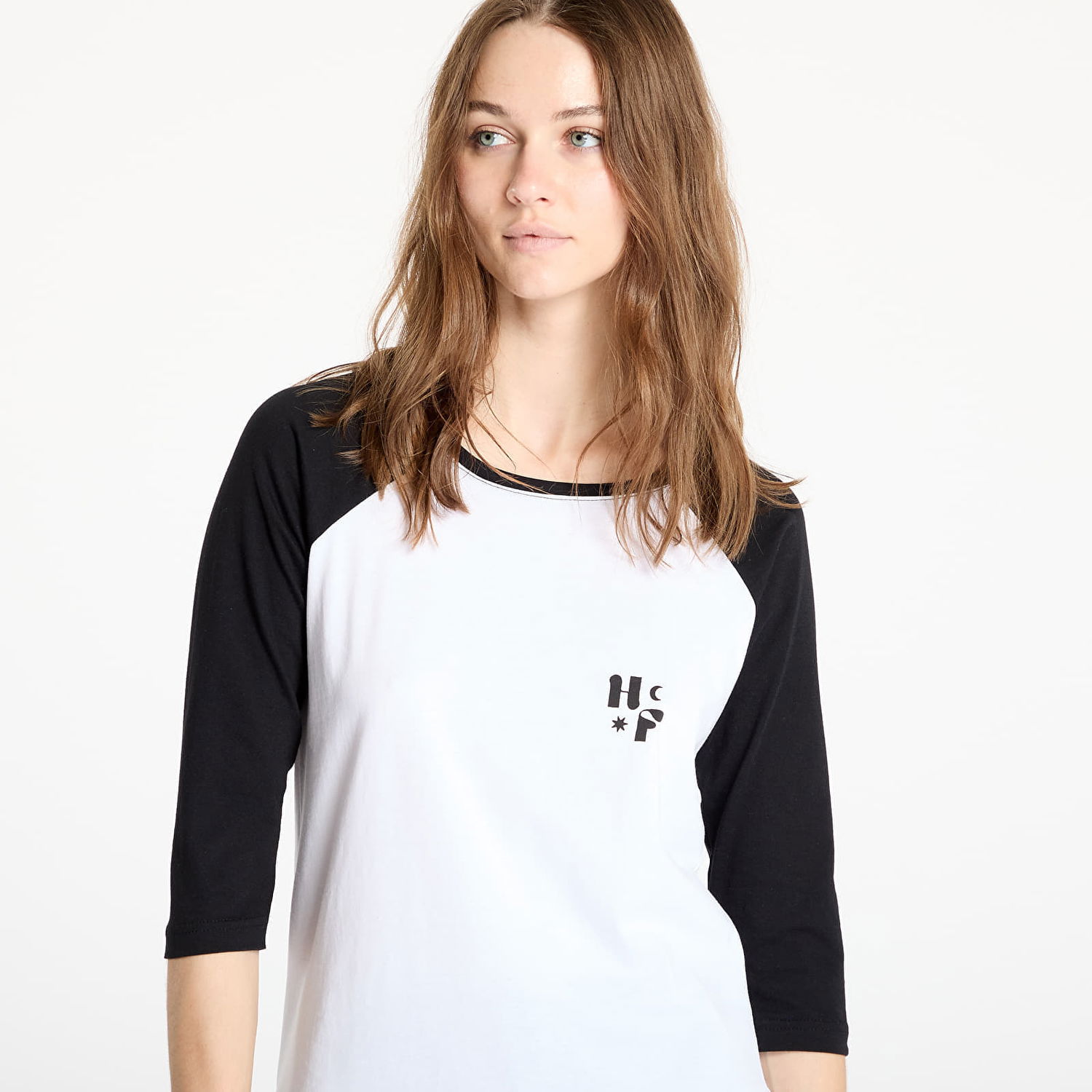 T-paita Horsefeathers Horsefeathers Kirby Baseball T-Shirt Musta | SW942D, 1