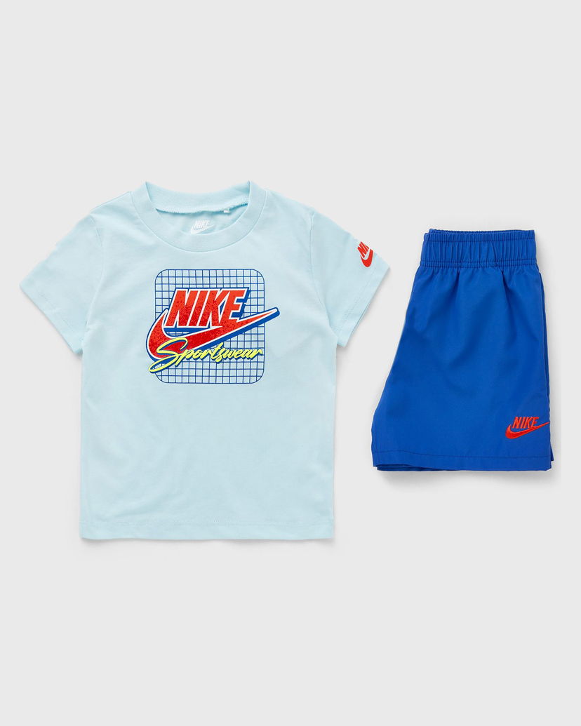Verryttelypuku Nike Tafeta Short Set Sininen | 86M991-U89