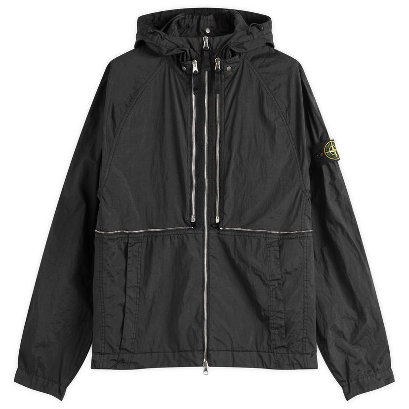 Tuulitakki Stone Island Nylon Metal Watro-TC ECONYL 2-in-1 Jacket, Size Large Musta | K1S154100020-V0029