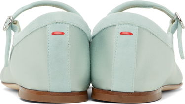 Vaatteet Aeyde Aeyde Uma Satin Toe-Cap Ballerina Flats Turkoosi | A11-FL-RKLS08FL169-SS25-1017-067, 1