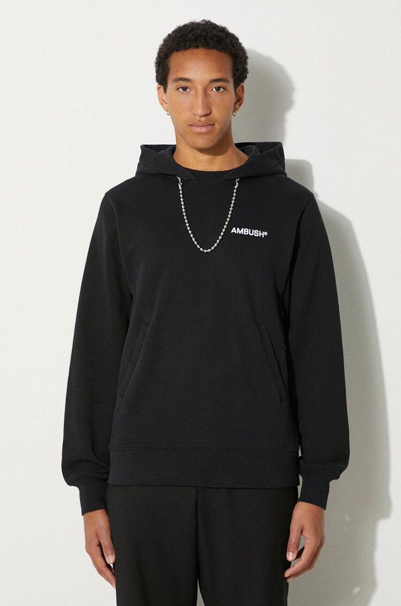 Huppari Ambush Ballchain Hoodie Musta | BMBB001F24FLE0011001