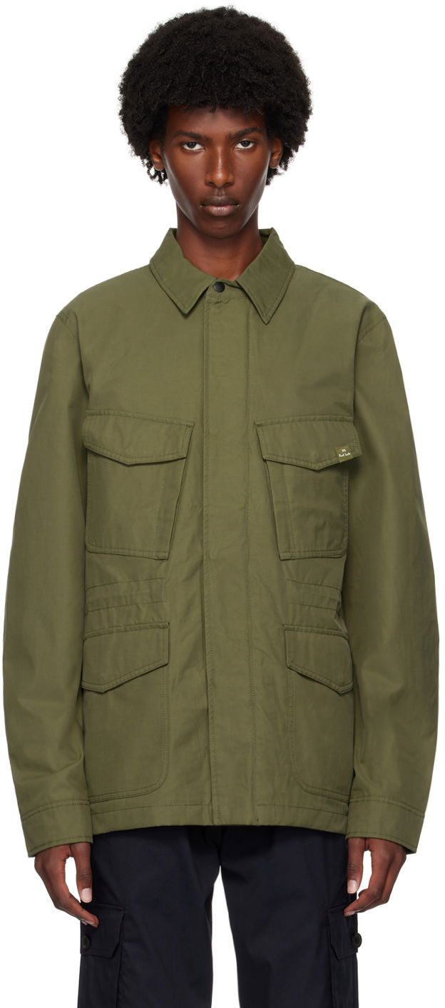 Parka Paul Smith PS Paul Smith Four-Pocket Jacket Vihreä | M2R-017Z-N22090-36