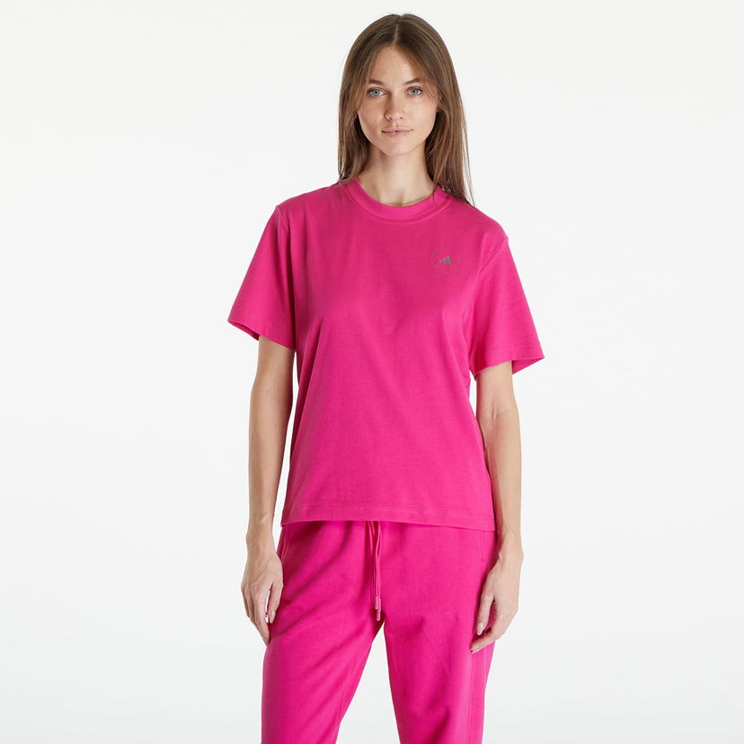 T-paita adidas Performance Stella McCartney x Regular Tee Real Magenta Vaaleanpunainen | IT8834