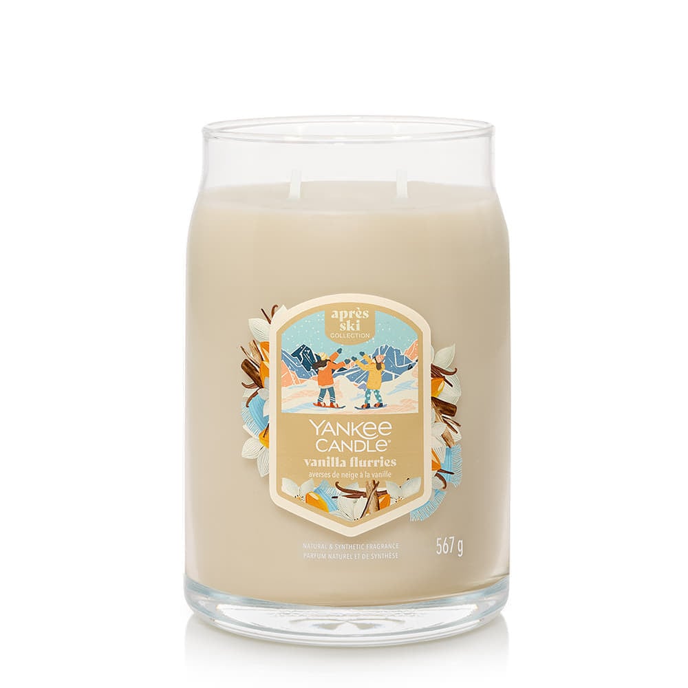 Kynttilät Yankee Candle Après Ski Collection Signature Large Jar 2 Wicks Vanilla Flurries Beige | 43496, 1
