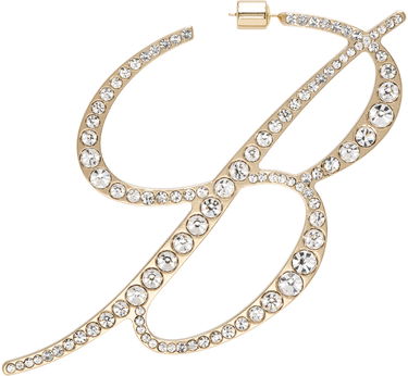 Korvakorut Blumarine Crystal-Embellished "B" Monogram Single Earring Metallinen | P444W062A, 0