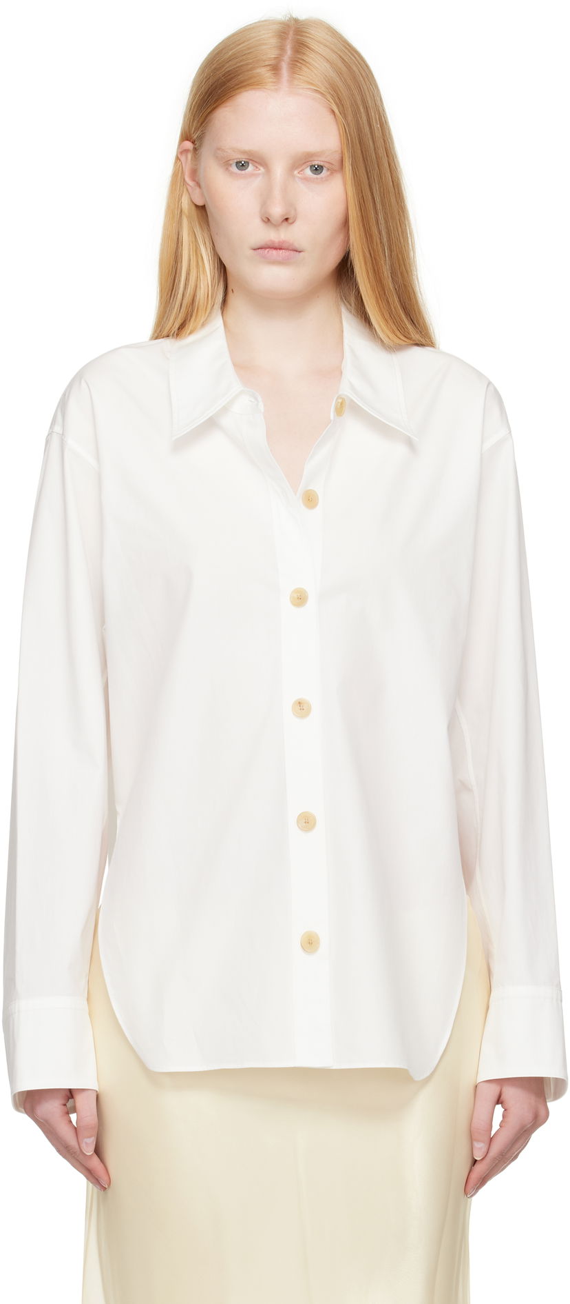 Paita Khaite Khaite Herschel Button-Down Shirt Valkoinen | 2379195